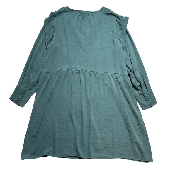 Vero Moda Sage Green Long Sleeve Mini Dress US 14 - Picture 10 of 10